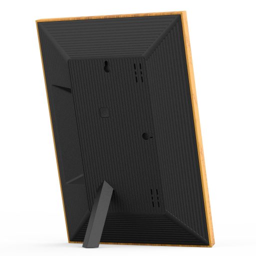 AgfaPhoto APF1000WIFI digitális képkeret 10" videó, hang, mozgásérzékelő, 32gb, Frameo, fa hatás