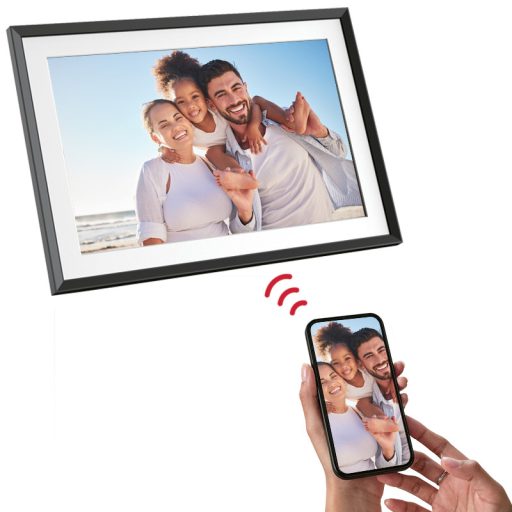 AgfaPhoto APF1000WIFI digitális képkeret 10", WIFI, videó lejátszás hanggal, 32gb belső memória, fra