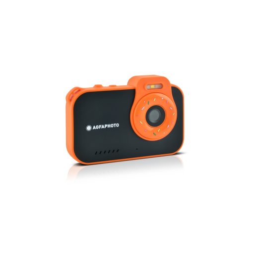 AgfaPhoto Photo Realikids 2 vízálló gyerekfényképezőgép, fekete narancs
