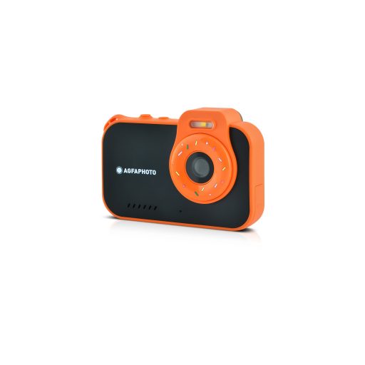 AgfaPhoto Photo Realikids 2 vízálló gyerekfényképezőgép, fekete narancs