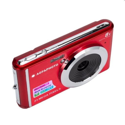 AgfaPhoto DC5200 kompakt digitális fényképezőgép, piros