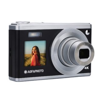   AgfaPhoto Realishot DC9200 digitális fényképezőgép, dupla kijelző, fekete