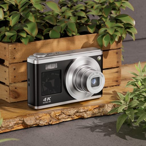 AgfaPhoto Realishot DC9200 digitális fényképezőgép, dupla kijelző, fekete