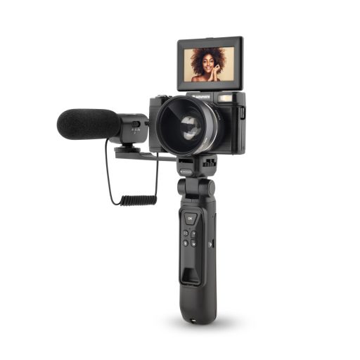 AgfaPhoto Realishot VLG4KDIG Vlogger fényképezőgép, 16x digitális zoom