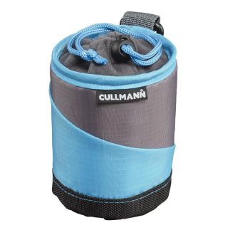   Cullmann Lens Container összehajtható, párnázott objektív tok S, fekete/ciánkék