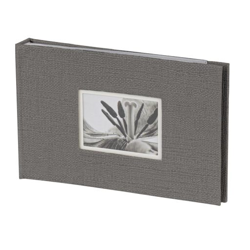 Dörr keményfedeles zsebalbum, ablakos, becsúsztatós, 40db 10x15cm, szürke