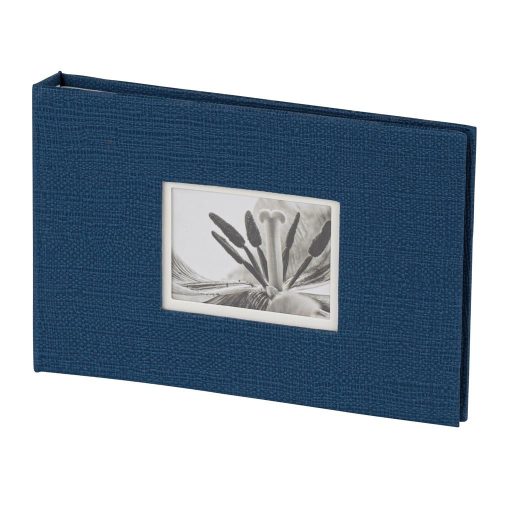Dörr keményfedeles zsebalbum, ablakos, becsúsztatós, 40db 10x15cm, kék