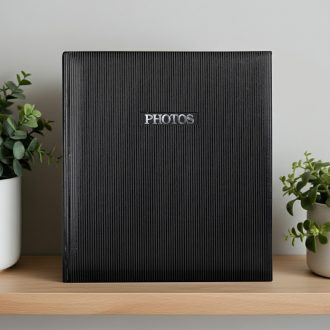   Dörr fotóalbum, Elegance, Jumbo 600, beragasztós, 29x32cm, 50lap/100oldal, fekete