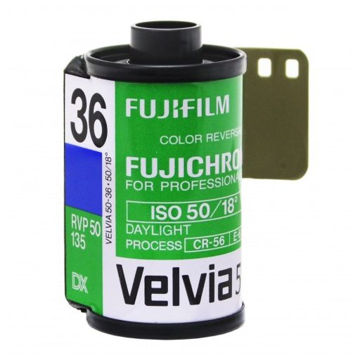 Fujichrome Velvia 50 135-36 professzionális fordítós (dia) film