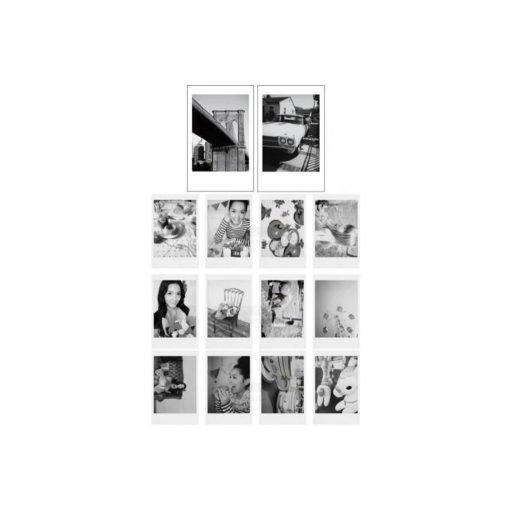 Fujifilm Instax Mini Film Glossy Monochrome (10 lap)