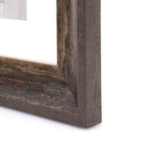 Kenro Bergamo Rustic Brown multi képkeret, 2db 10x15, faerezet hatás, barna