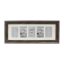 Kenro Bergamo Rustic Brown multi képkeret, 5db 10x15, faerezet hatás, barna