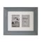 Kenro Bergamo Grey multi képkeret, 2db 10x15, faerezet hatás, szürke
