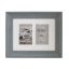 Kenro Bergamo Grey multi képkeret, 2db 10x15, faerezet hatás, szürke