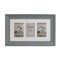 Kenro Bergamo Grey multi képkeret, 3db 10x15, faerezet hatás, szürke
