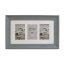 Kenro Bergamo Grey multi képkeret, 3db 10x15, faerezet hatás, szürke