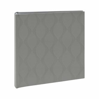   Kenro Inca Design fotóalbum, memo, 200db 10x15, dombornyomott mintájú borító, szürke