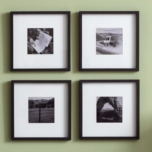 Kenro Strata Classic képkeret, 25x25cm, teljes méret 40x40cm, fekete