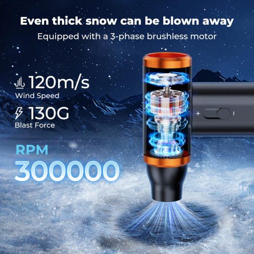 K&F Concept 19in1 beépített akkumulátoros porfújó, porszívó, 300000RPM