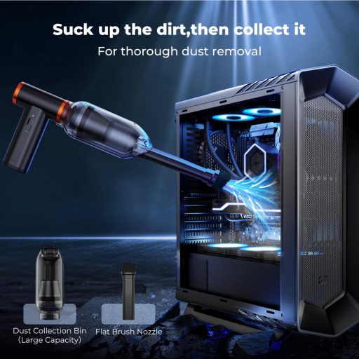 K&F Concept 19in1 beépített akkumulátoros porfújó, porszívó, 300000RPM