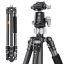 K&F Concept X254C4+BH-30 karbon állvány + monopod, 172cm magasság, 12kg teherbírás