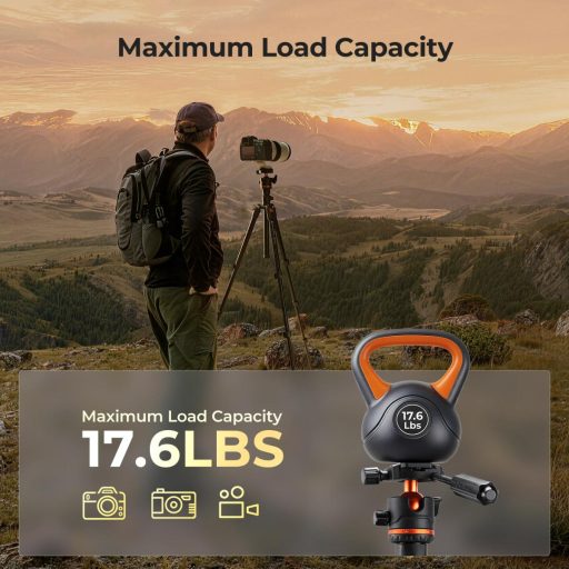 K&F Concept O234A3 + BH-36 videó állvány, telefon adapter