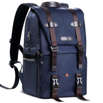   K&F Concept Beta Backpack 20 literes, fotós hátizsák, kék színben