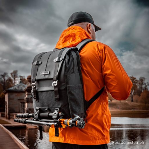 K&F Concept Beta Backpack 20 literes, fotós hátizsák, fekete-szürke színben