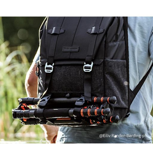 K&F Concept Beta Backpack 20 literes, fotós hátizsák, fekete-szürke színben