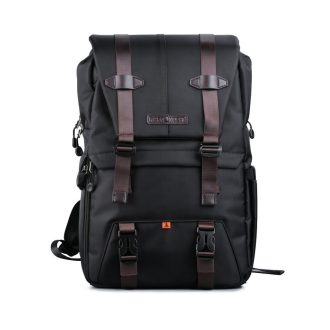   K&F Concept Beta Backpack 20 literes, fotós hátizsák, fekete barna színben