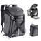 K&F Concept Alpha Backpack 25 literes, fotós hátizsák, vízálló, szürke