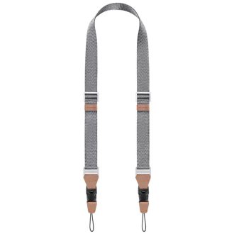   K&F Concept lapos nyakpánt gyorskioldó csattal, 3,2cm x 100-160cm, szürke