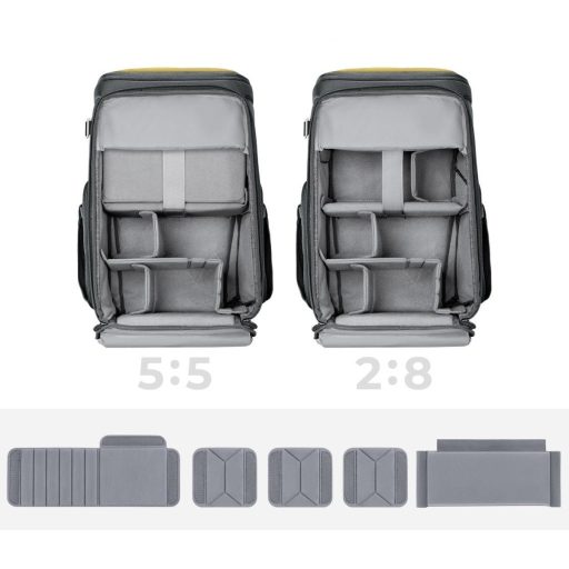 K&F Concept Alpha Air fotós hátizsák 25L, sárga