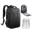 K&F Concept hardshell professzionális kamera hátizsák, 22L, 15.6 laptop zseb, fekete