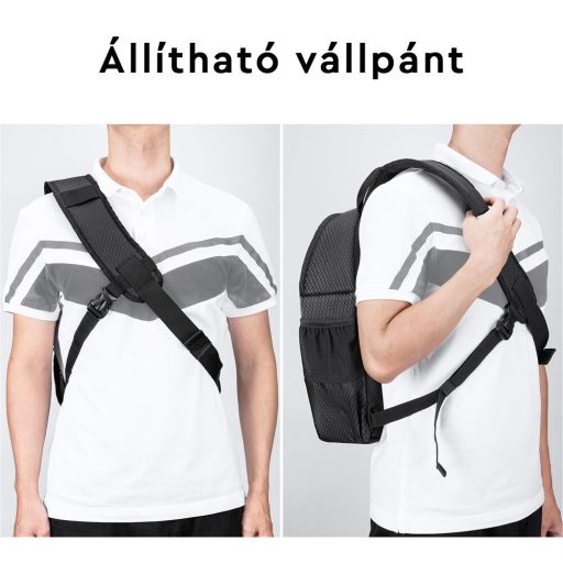 K&F Concept Beta Messenger egyvállas kamera hátizsák 10L, fekete
