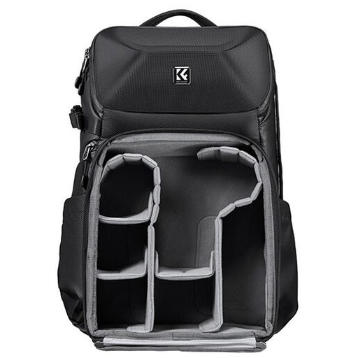 K&F Concept Alpha Backpack 20L, fotós hátizsák, vízálló, fekete