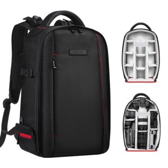 K&F Concept Beta hátizsák 18L V3, fekete piros