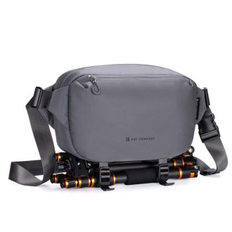   K&F Concept Alpha Sling 10L, fotós oldaltáska, sötét szürke