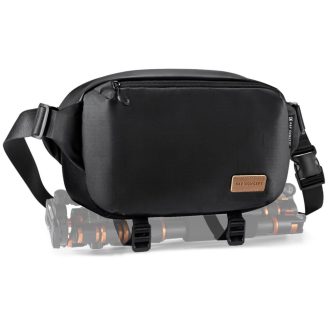   K&F Concept Alpha Sling 10L, fotós oldaltáska, fekete barna