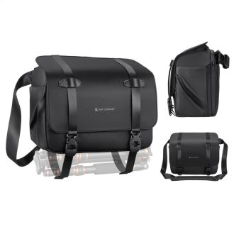 K&F Concept Urban Wander 10L, fotós oldaltáska, fekete