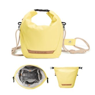 K&F Concept Urban Wander 11, 5L, fotós oldaltáska, sárga