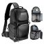 K&F Concept Beta Messenger egyvállas hardshell kamera hátizsák 10L, fekete