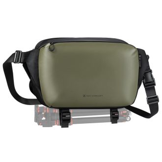 K&F Concept Alpha Sling 12L, fotós oldaltáska, zöld