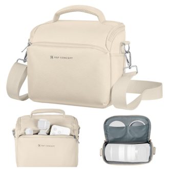 K&F Concept oldaltáska, 7L, vízlepergető anyag, bézs