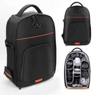   K&F Concept Nature Wander 05, 18L, fotós hátizsák, vízálló, esőhuzat, 15,6" laptoptartó, fekete