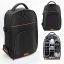 K&F Concept Nature Wander 05, 18L, fotós hátizsák, vízálló, esőhuzat, 15,6" laptoptartó, fekete
