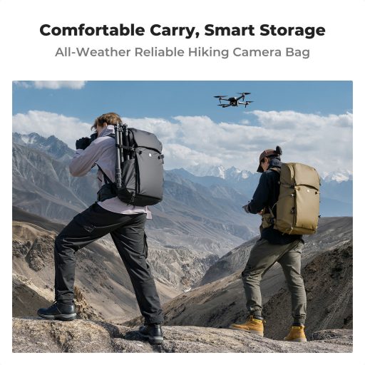 K&F Concept 40L Star Wander 05, fotós hátizsák, fekete