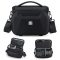 K&F Concept Travel Shoulder Bag oldaltáska, 5L, M, kemény előlapi védőborítás, fekete