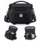 K&F Concept Travel Shoulder Bag oldaltáska, 2,5L, S, kemény előlapi védőborítás, fekete