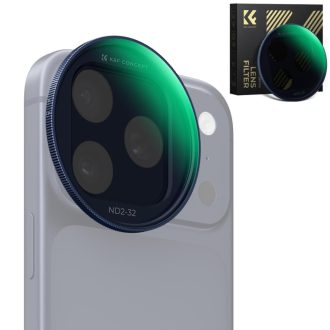  K&F Concept ND2-32 Snap-on szűrő, HD bevonat, vízálló, karcálló, kék,  iPhone 17 Pro/Max